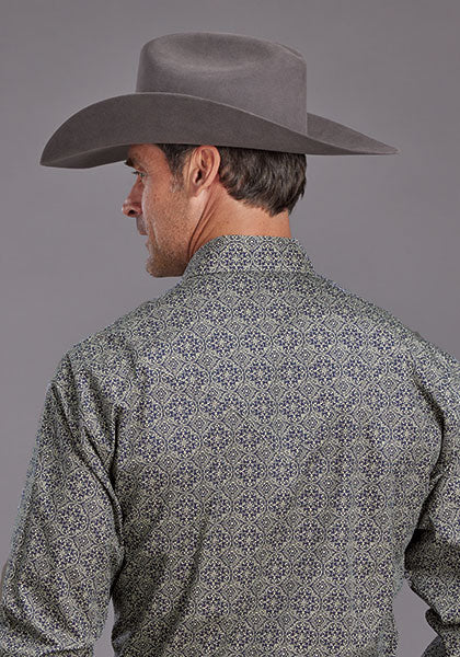 CAMISA MANGA LARGA MEDALLON BLUE 2138