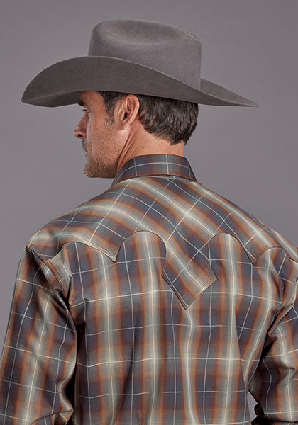 CAMISA MANGA LARGA CUADROS COPPER 2149