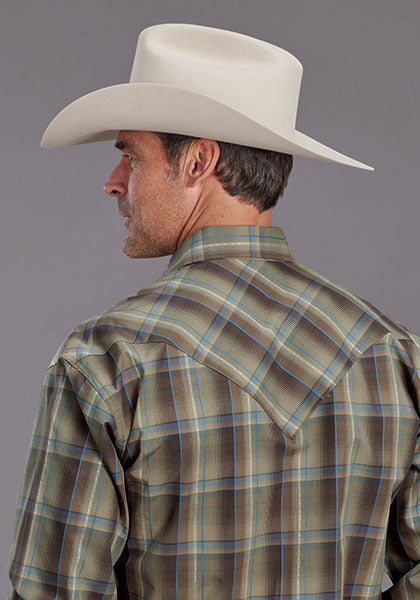 CAMISA MANGA LARGA CUADROS DIAMANTE 2292