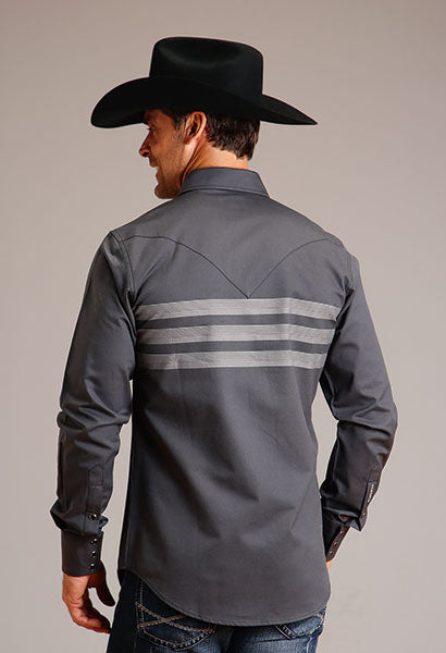 CAMISA MANGA LARGA FRANJAS 1858