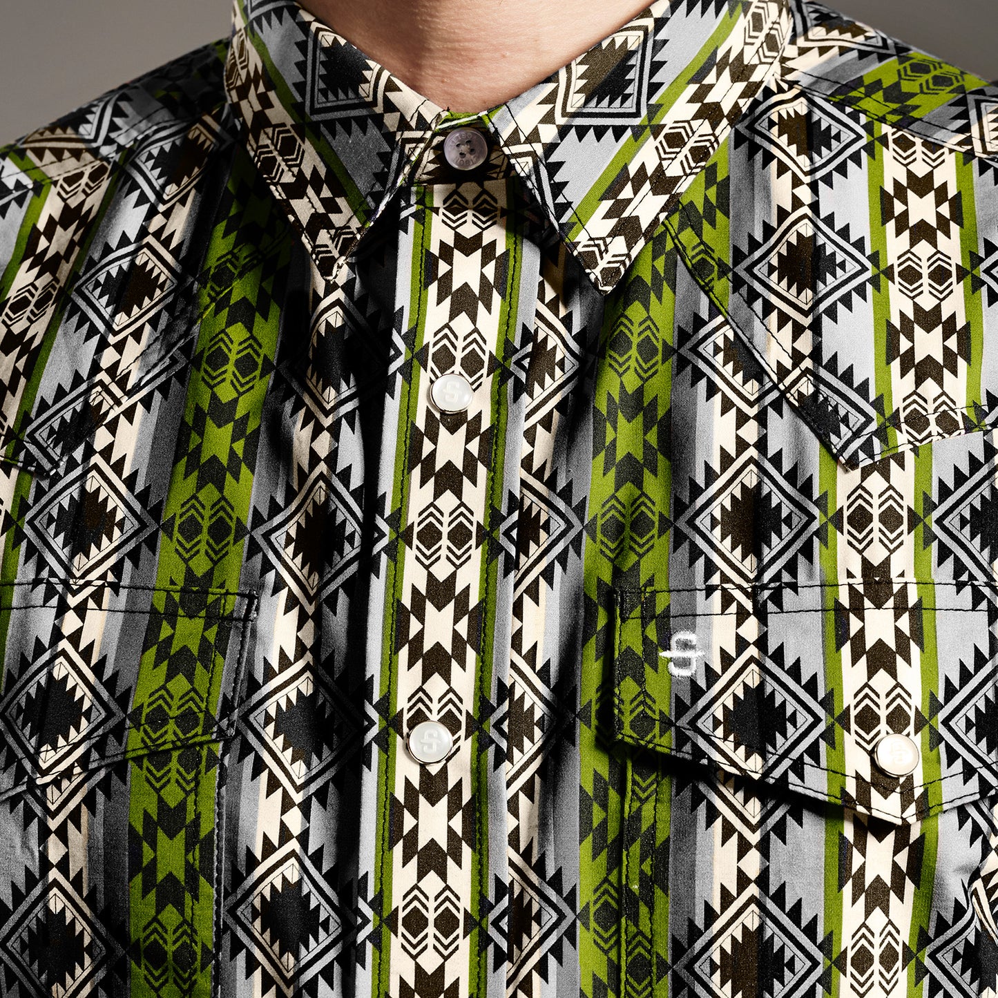 Camisa Caballero Vintage Range Printed Cenote Maze | Stetson®
