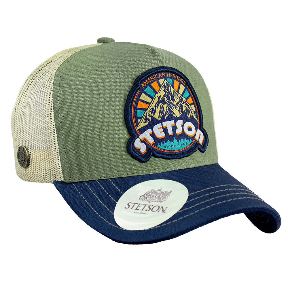 Gorra Trucker Azul / Gris STS04 | Stetson®