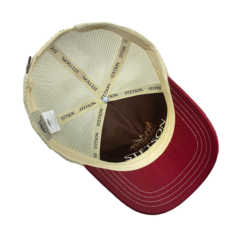 Gorra Trucker Vino / Gris STS05 | Stetson®