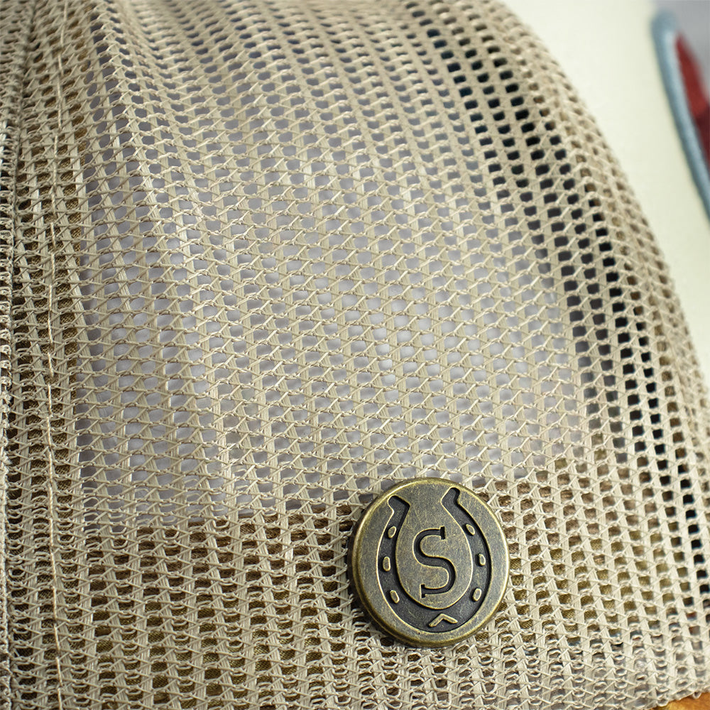 Gorra Trucker Beige / Café STS10 | Stetson®