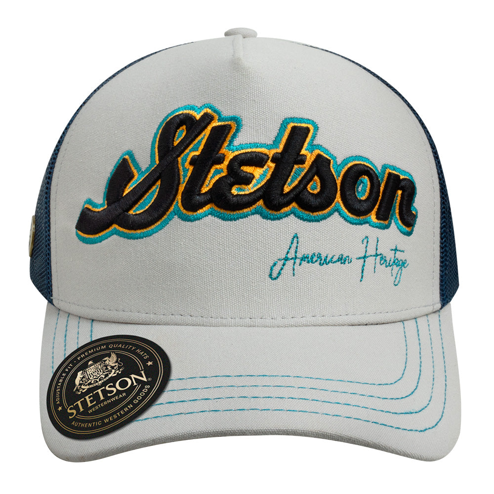 Gorra Trucker Blanca / Azul STS30 | Stetson®