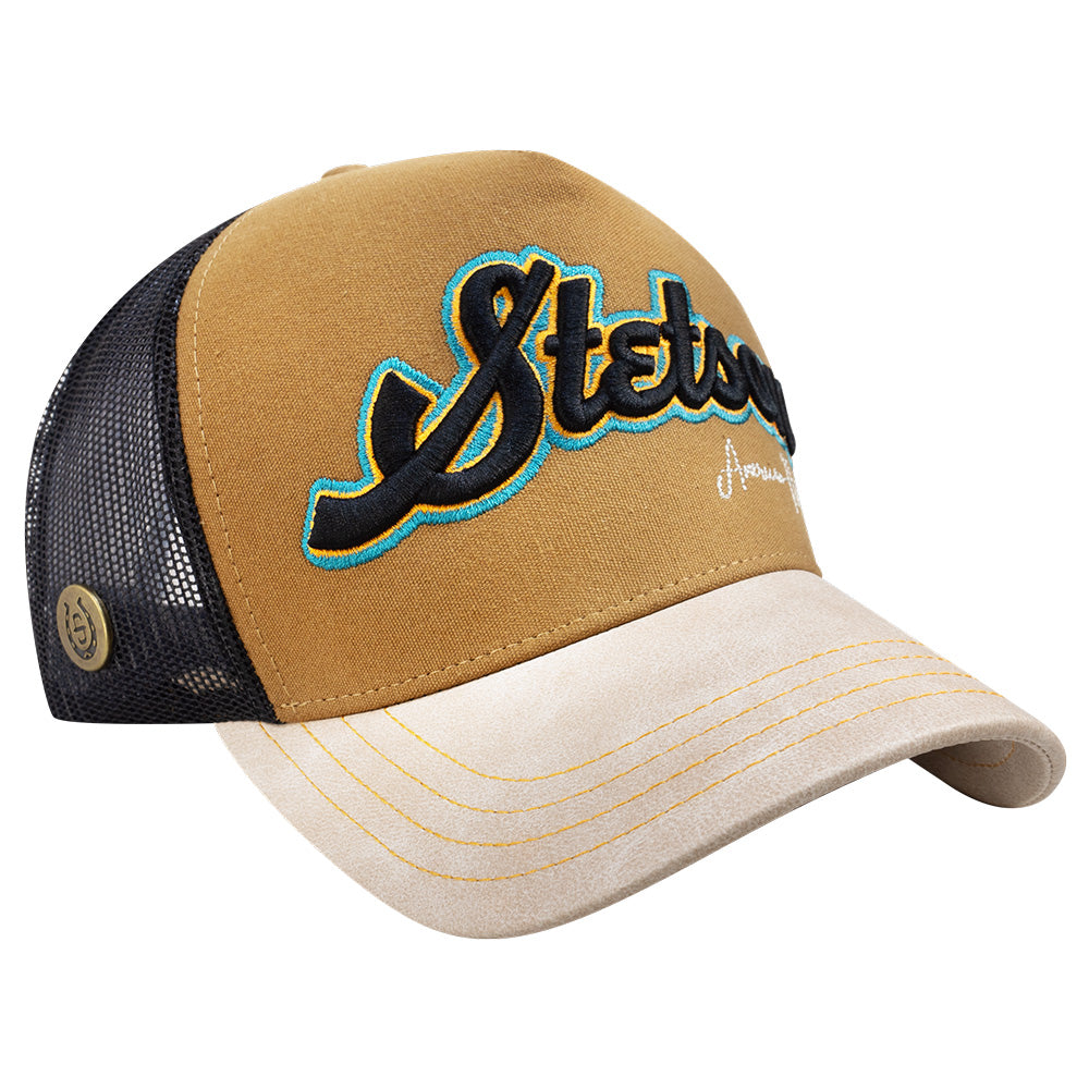 Gorra Trucker Paja / Negro STS31 | Stetson®