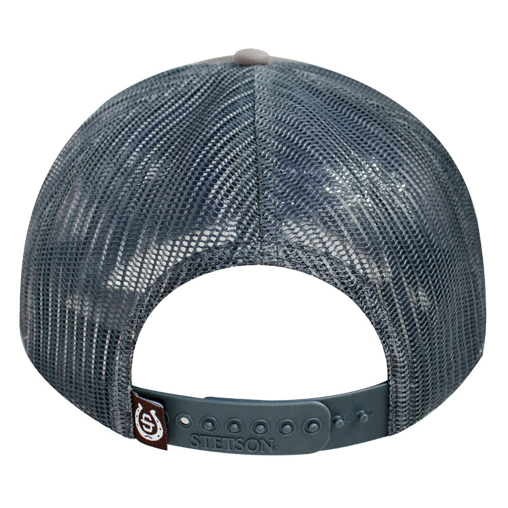 Gorra Trucker Gris / Rojo STS36 | Stetson®
