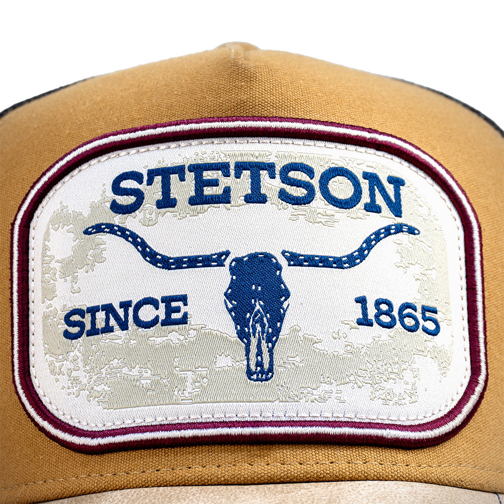Gorra Trucker Paja / Negro STS37 | Stetson®