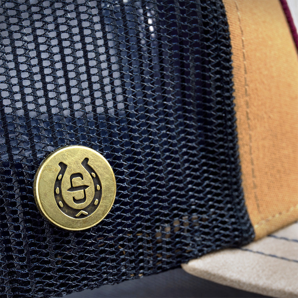 Gorra Trucker Paja / Negro STS37 | Stetson®