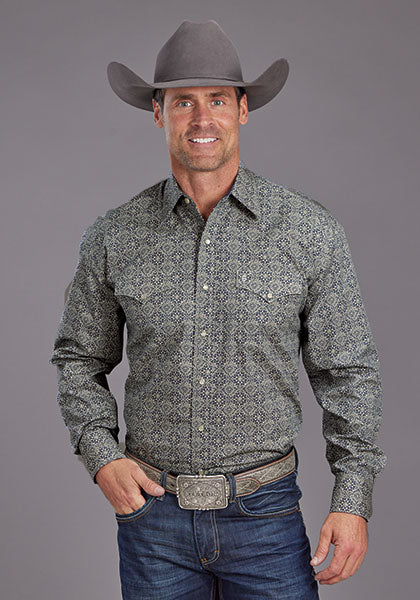 CAMISA MANGA LARGA MEDALLON BLUE 2138