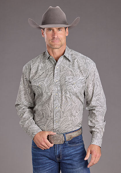 CAMISA MANGA LARGA PAISLEY HUMO 2394