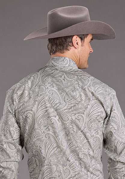 Camisa Stetson Paisley Humo