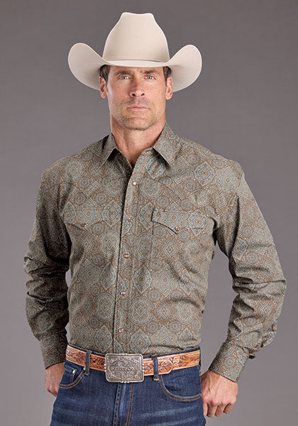 CAMISA MANGA LARGA MEDALLON FRONTERA 2139