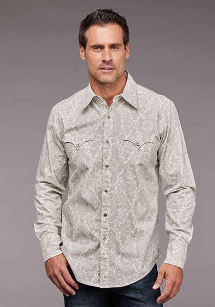 CAMISA MANGA LARGA FILAGRANA PLATA 2050