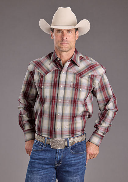 CAMISA MANGA LARGA CUADROS DIAMOND RANCH 2398