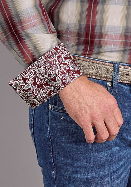 CAMISA MANGA LARGA CUADROS DIAMOND RANCH 2398