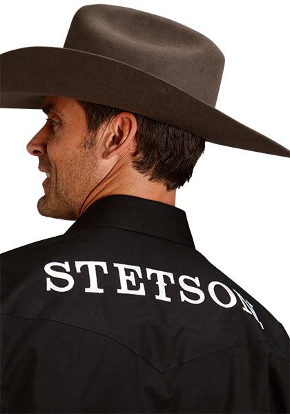 CAMISA MANGA LARGA LOGO STETSON 4296
