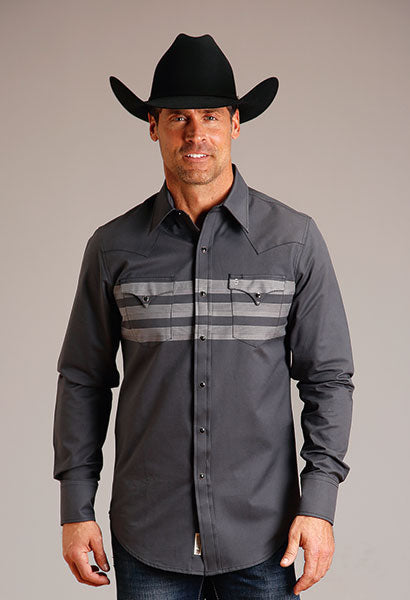 CAMISA MANGA LARGA FRANJAS 1858