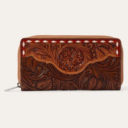 Cartera Stetson Dama Grabado y Cierre