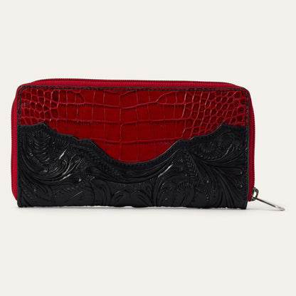 Cartera Stetson Dama Relieve Cocodrilo