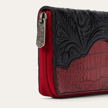 Cartera Stetson Dama Relieve Cocodrilo