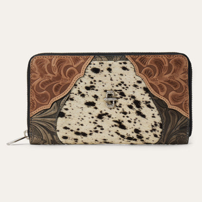 Cartera Stetson Grabada Piel / Pelo