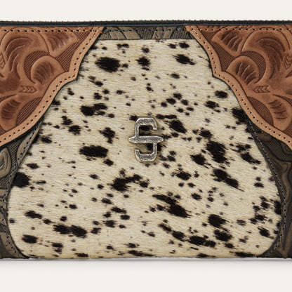 Cartera Stetson Grabada Piel / Pelo