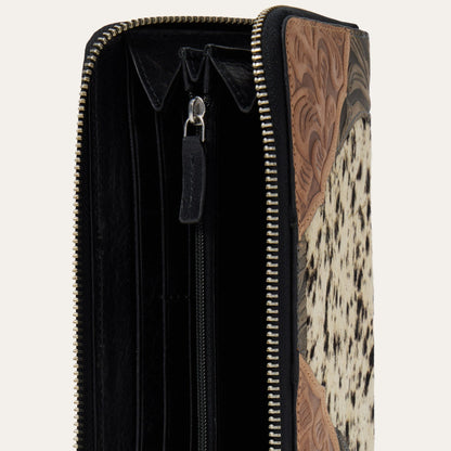 Cartera Stetson Grabada Piel / Pelo