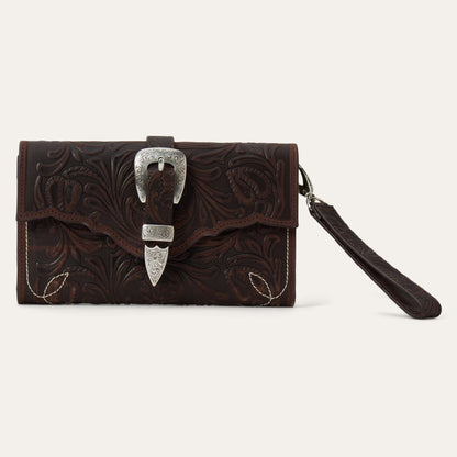 Cartera Stetson Tipo Clutch Grabada