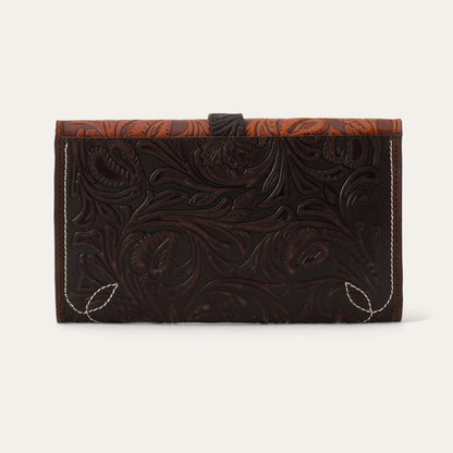 Cartera Stetson Tipo Clutch Grabada