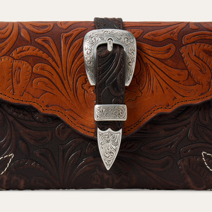 Cartera Stetson Tipo Clutch Grabada