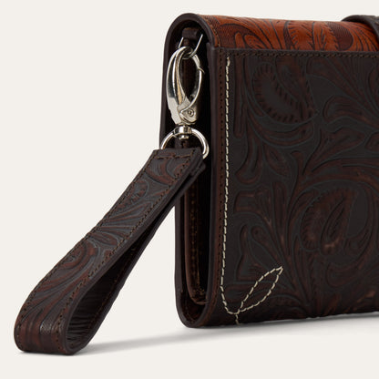 Cartera Stetson Tipo Clutch Grabada