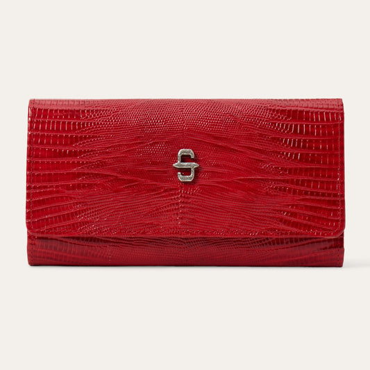 Cartera con Solapa Relieve Tipo Lagarto | Stetson®