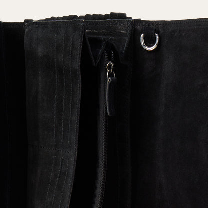 Cartera Stetson Tipo Clutch de Gamuza Flecos y Espiral