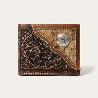 Cartera Artesanal Doble Pliegue Vintage