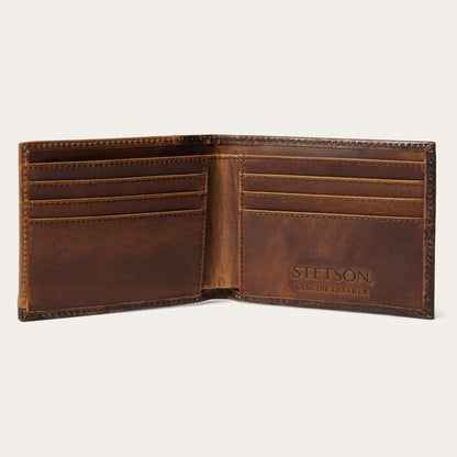 Cartera Artesanal Doble Pliegue Vintage