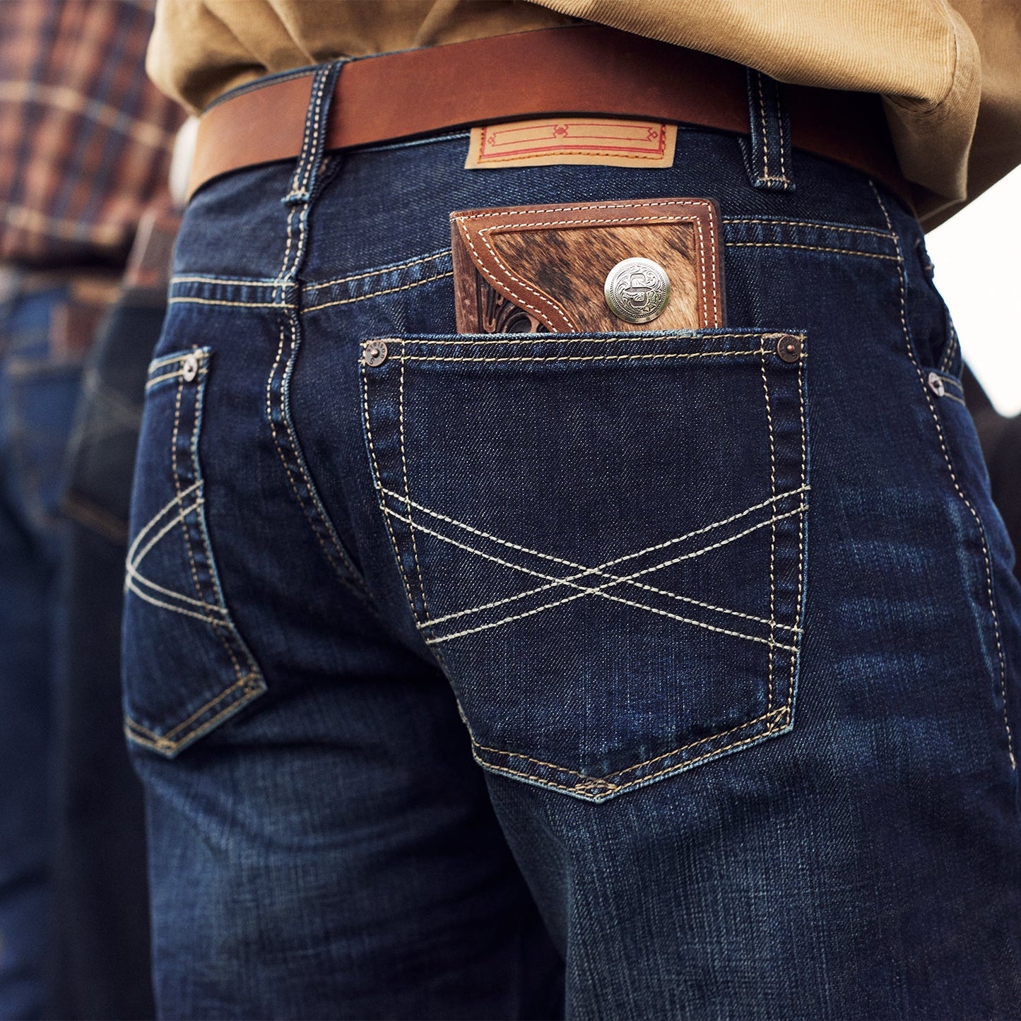 Cartera Chequera Artesanal Doble Pliegue Vintage | Stetson