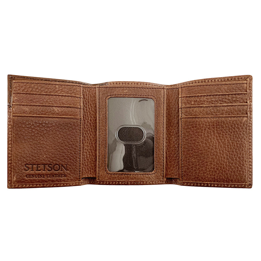 Cartera Artesanal Western Triple Pliegue | Stetson