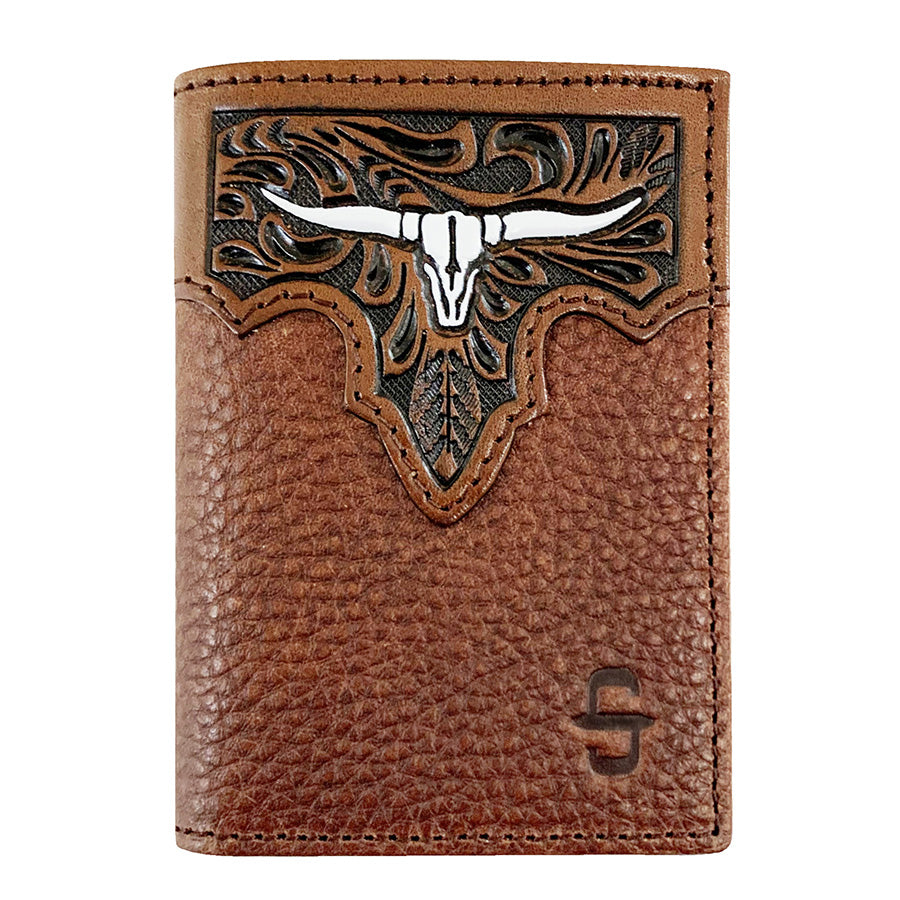 Cartera Artesanal Western Triple Pliegue | Stetson