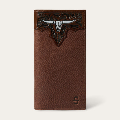 Cartera Chequera Artesanal Western Doble Pliegue