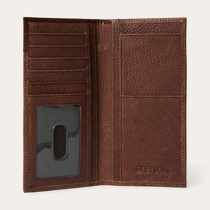 Cartera Chequera Artesanal Western Doble Pliegue