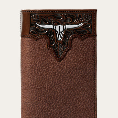 Cartera Chequera Artesanal Western Doble Pliegue
