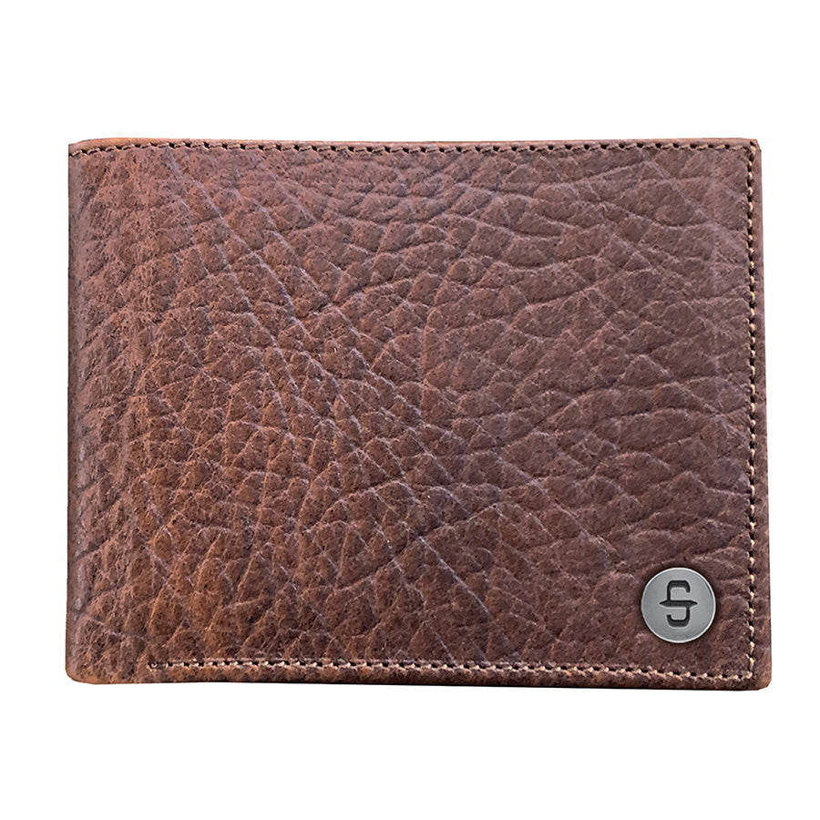 Cartera Artesanal Bisonte Doble Pliegue | Stetson