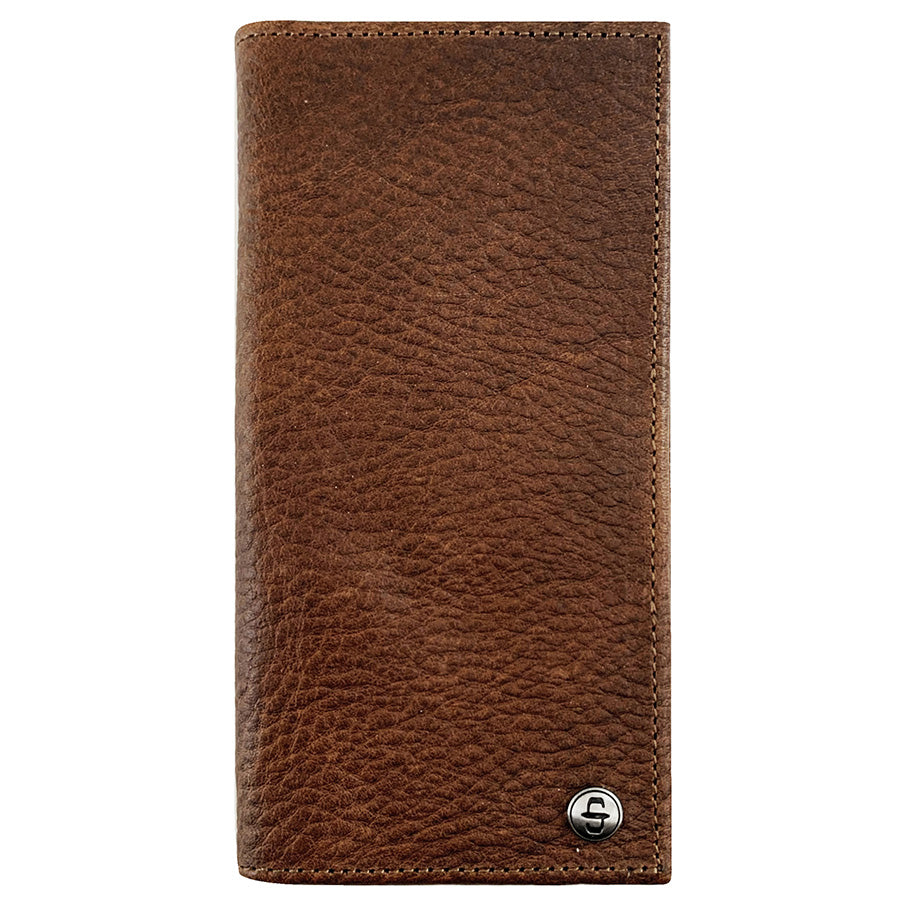 Cartera Chequera Artesanal Bisonte Doble Pliegue | Stetson