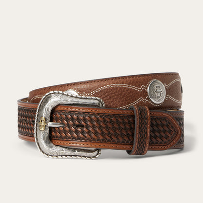 Cinturón Stetson Piel Natural Brown
