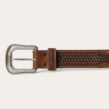 Cinturón Stetson Piel Natural Brown