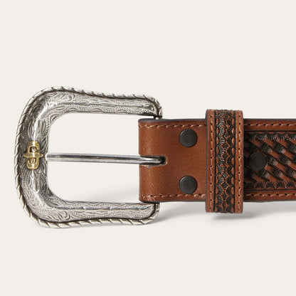 Cinturón Stetson Piel Natural Brown