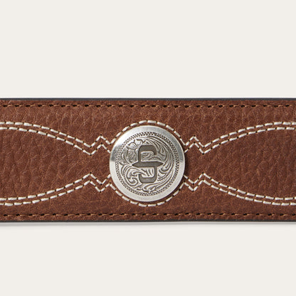 Cinturón Stetson Piel Natural Brown