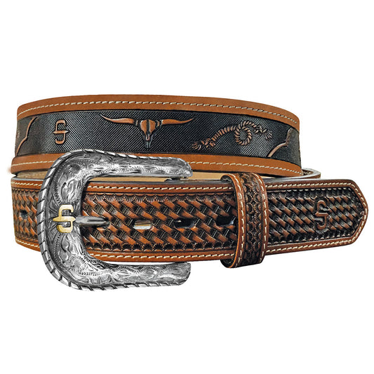 Cinturón de Piel Caballero Cognac 8500 | Stetson