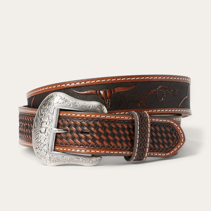 Cinturón Stetson Piel Cognac 8500
